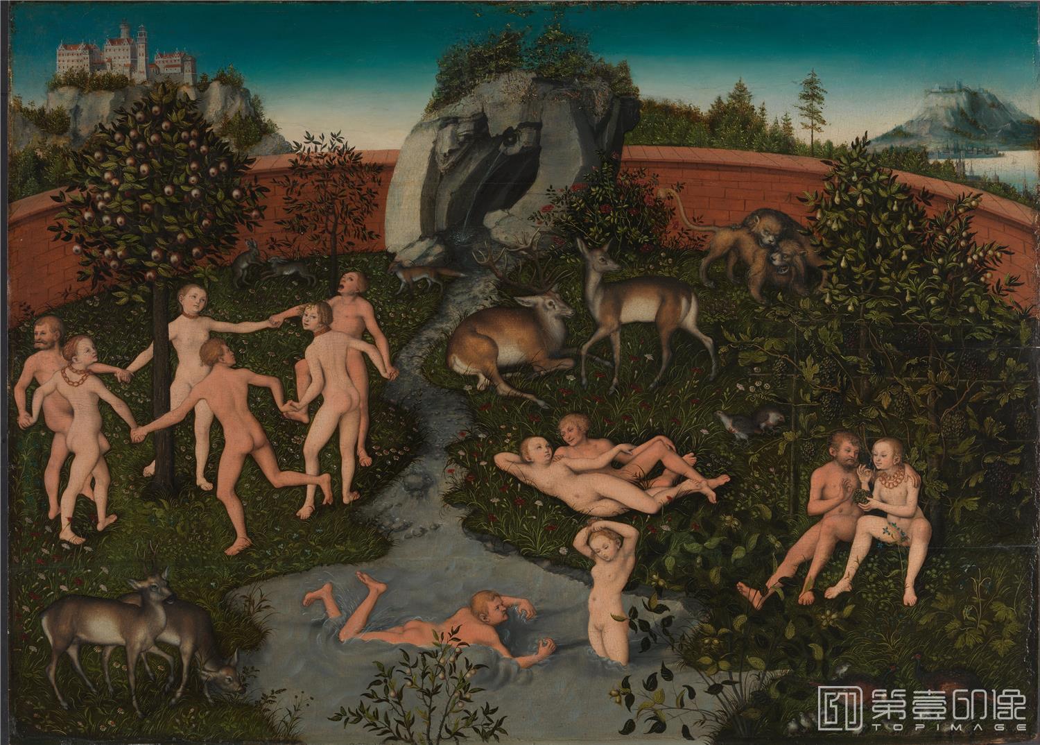 油画-挪威艺术博物馆藏画-Lucas Cranach the Elder -The Golden Age-160